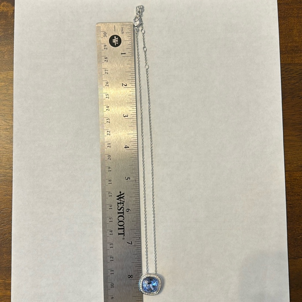 Swarovski purple crystal necklace